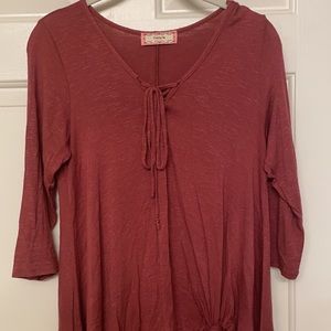 Fall orangey/red color